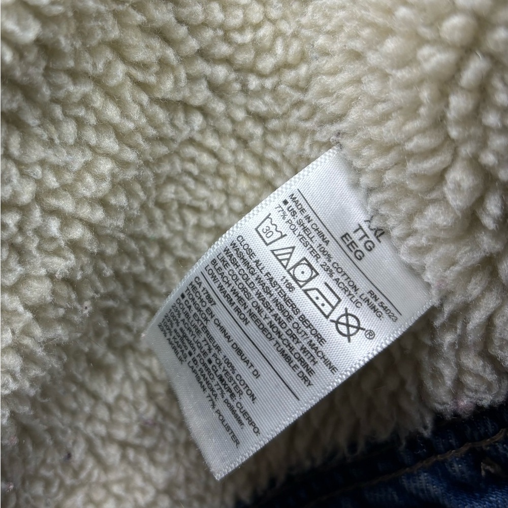 Old Navy Sherpa Jean Jacket - Picture 6 of 7